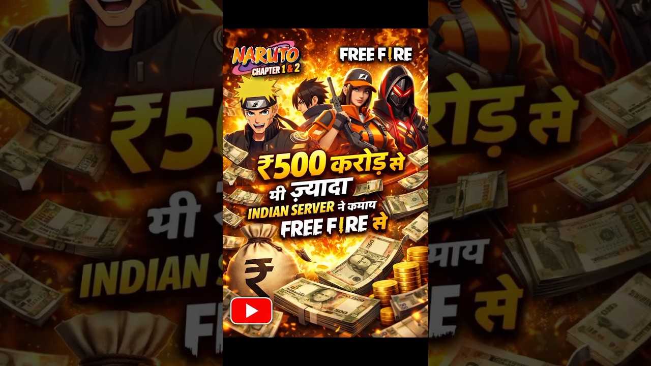 Narutox FreeFire Collab Earned ₹500+ Crore From Indian Server 😱Indian ServerSpent the Most Collab 💰🔥