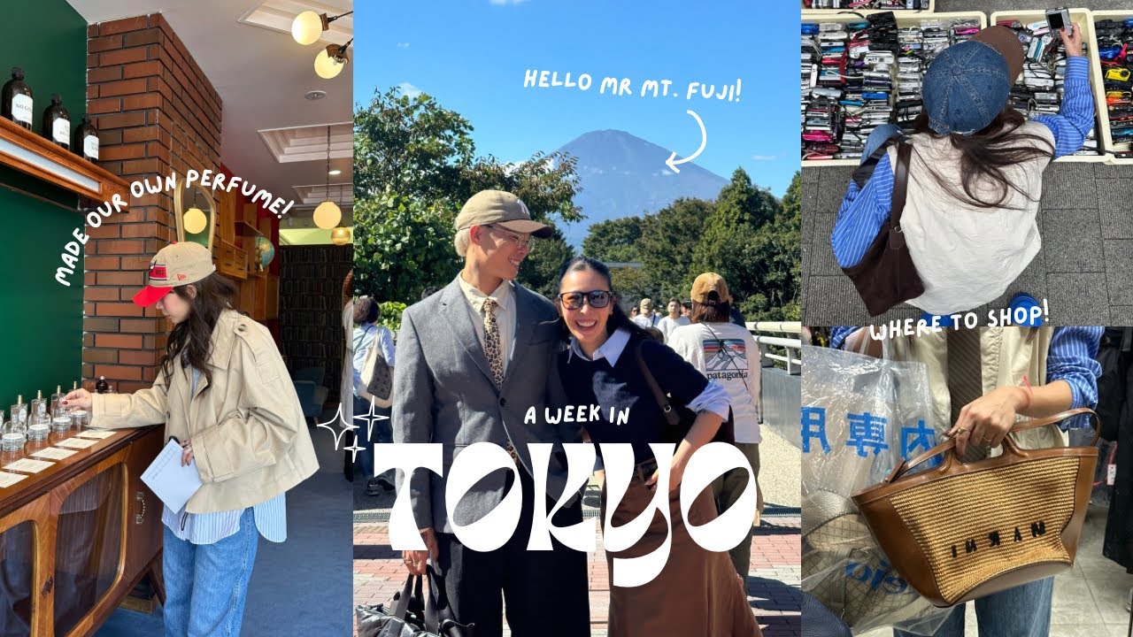 Luxury Vintage Shopping in Tokyo + Pop Mart GIVEAWAY! | Rhea Bue
