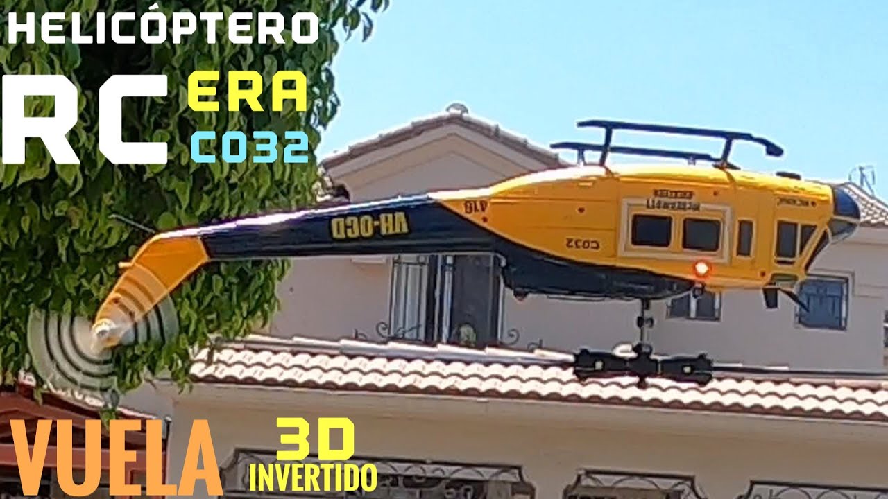 RC ERA C032 ESTE HELICOPTERO QUE VUELA 3D, DEFINITIVAMENTE TE LO RECOMIENDO.