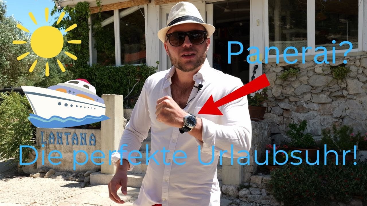 Die perfekte Urlaubsuhr! Panerai Luminor Base Logo #panerai #luxusuhr #luxurywatches #luxusuhren