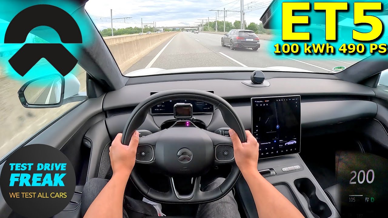 2024 Nio ET5 100kWh 490 PS TOP SPEED AUTOBAHN DRIVE POV
