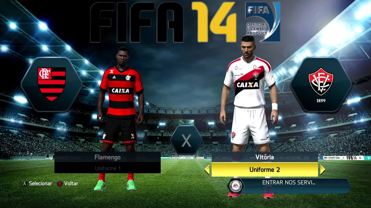 FIFA 14 - Objetivo: Vingar o Vitória do 8 a 0 do Brasileirão 2025 contra o Flamengo
