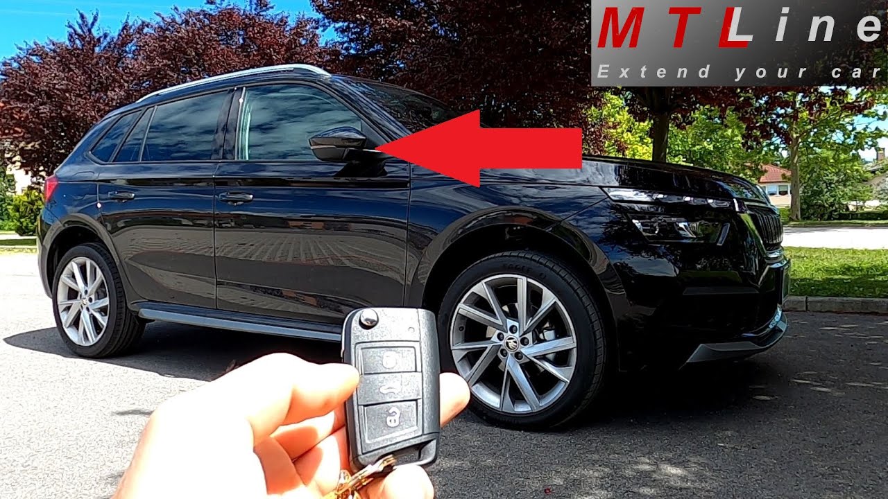 Skoda Kamiq, MY2020 - mirror folding modus change - sprememba načina zlaganja ogledal