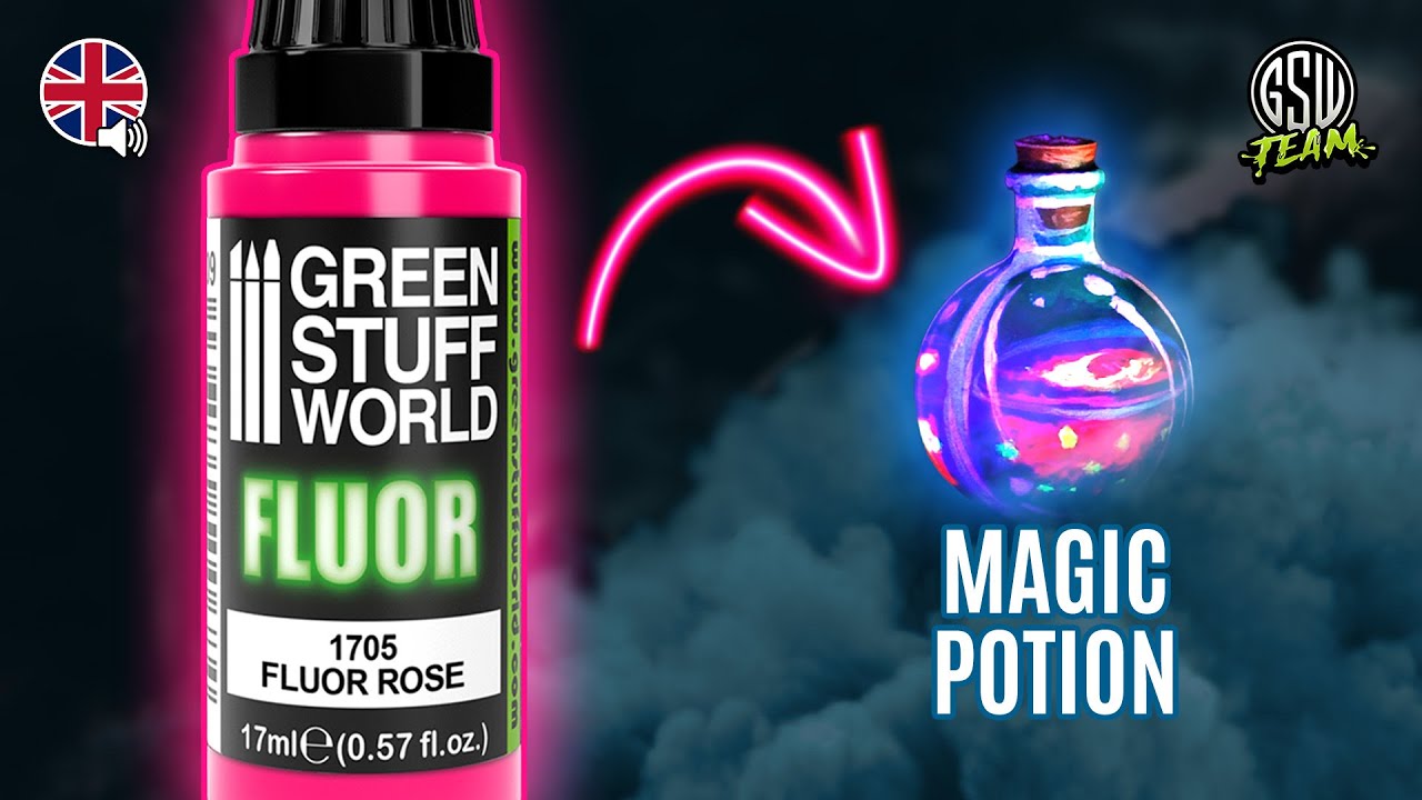 Magical Effects for Painting a Potion | Fluorescent Paints