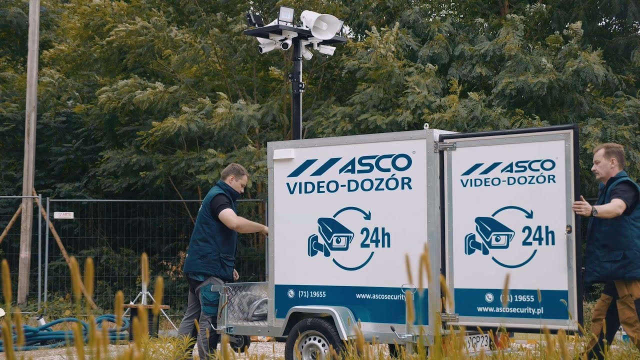 Mobilna wieża do monitoringu od ASCO Security