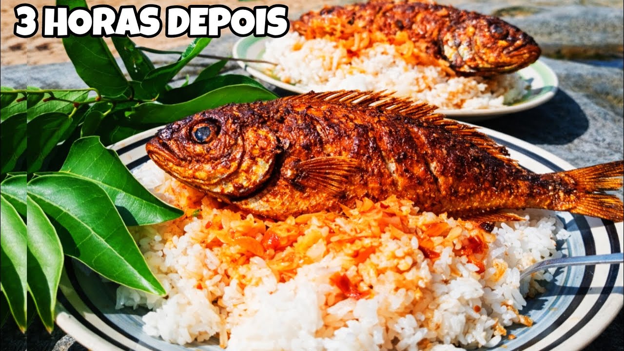 Acampei 12 horas numa praia isolada e preparei o melhor almoço de praia