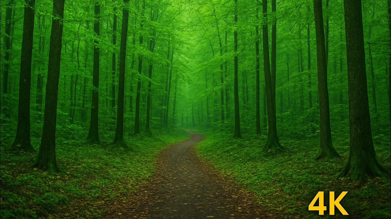 4K Whispers of Autumn – A Forest Walk