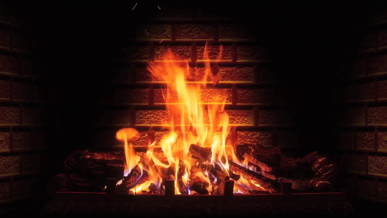 4 Hour Fireplace with Roaring Crackling Popping Fire