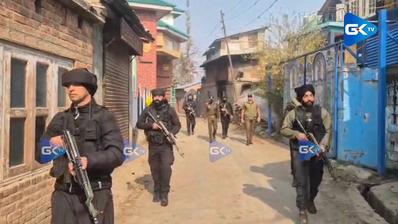 Security forces and SOGs conduct searches at JKNOPs&rsquo; houses in Pulwama