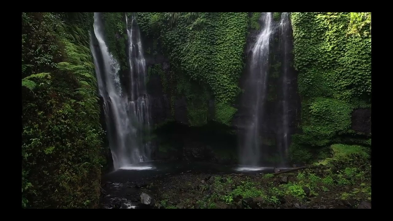 Jungle Waterfall 4k NatureVideo AudioRelax