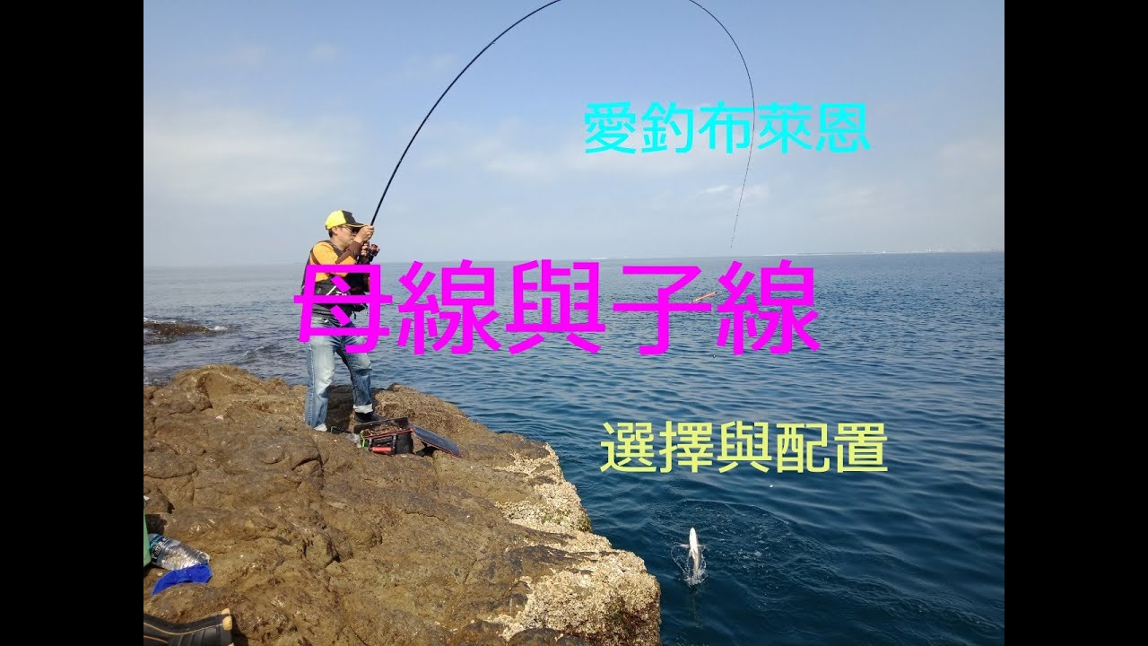 學釣魚 #10  母線與子線的選擇與配置  (磯釣入門系列)(有字幕)