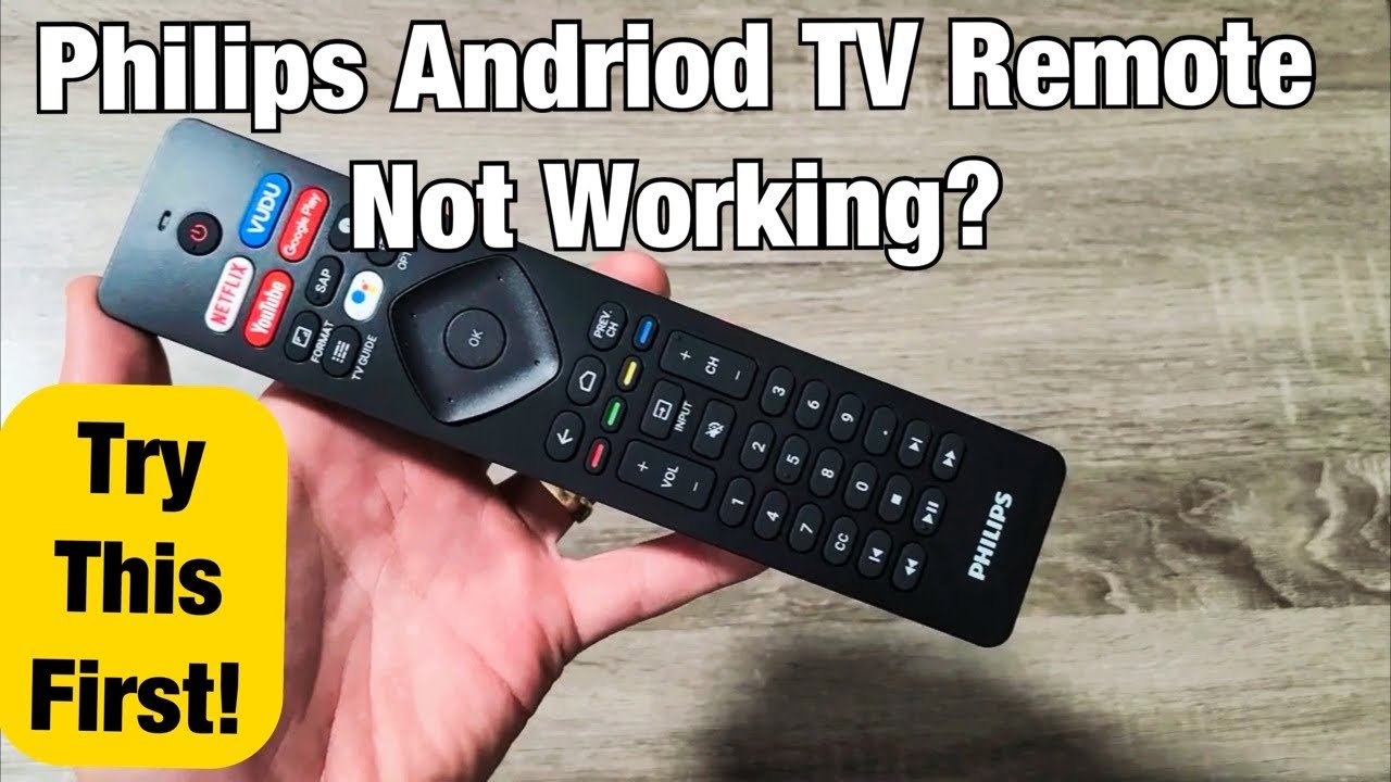 Не работает пульт дистанционного управления Philips Android TV? Не реагирует или реагирует медлен...