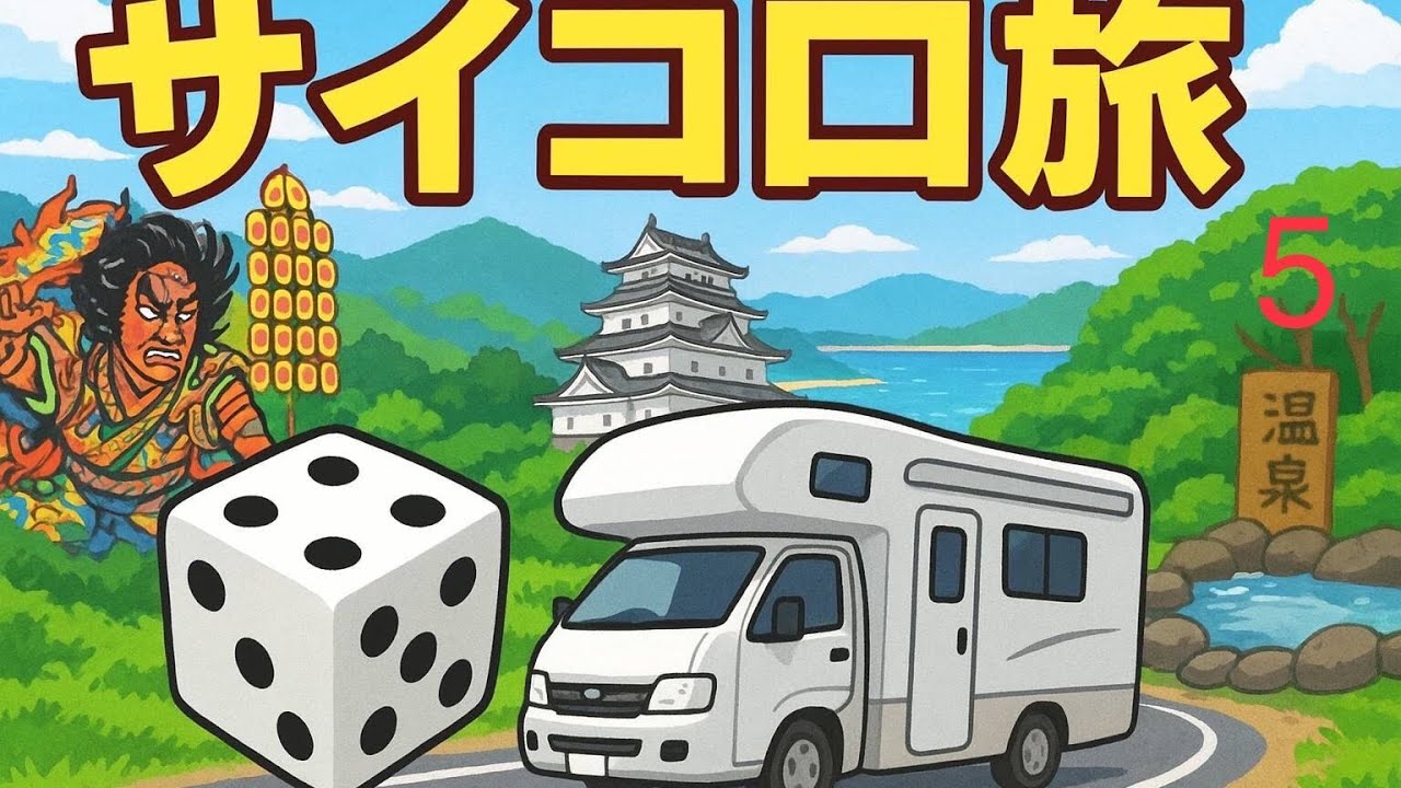 50代夫婦が東北をキャンピングカー旅　行き先はサイコロしだい