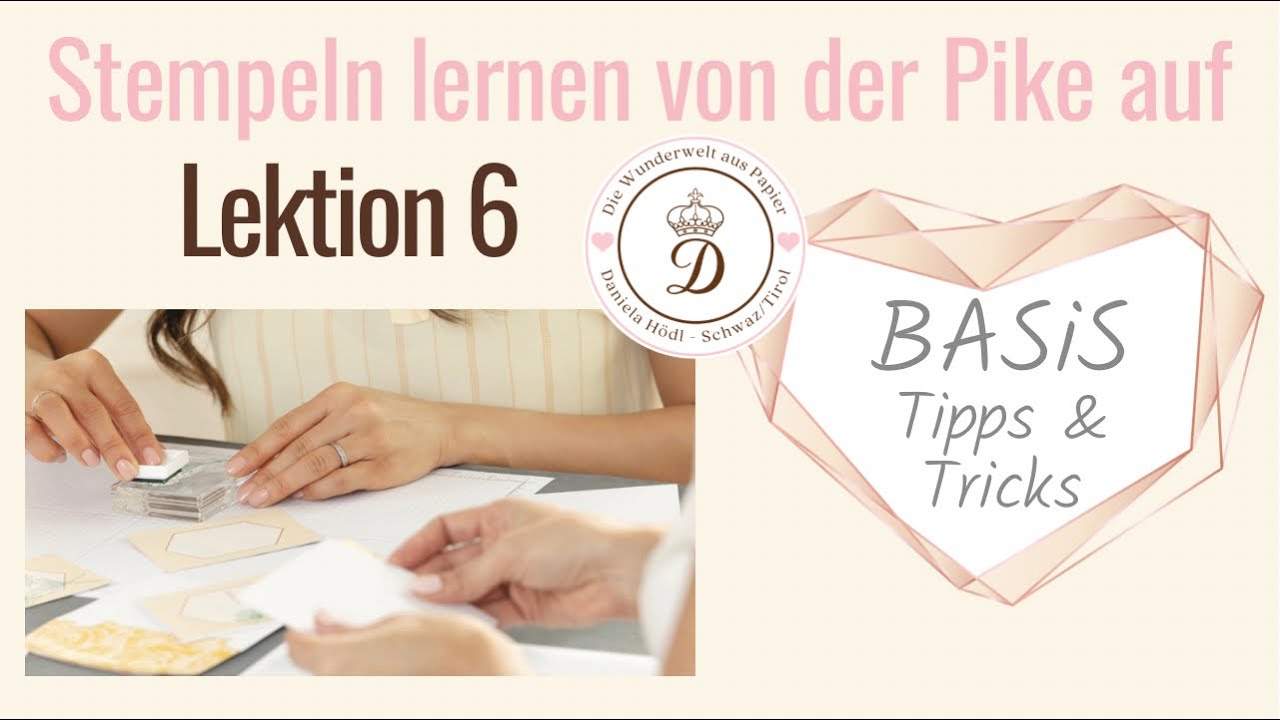 Stempeln lernen - Tipps und Tricks - besondere Stempelkissen - mit Stampin‘ Up! Produkten
