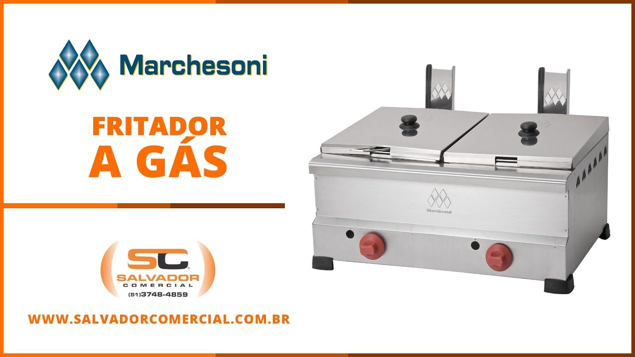 Fritadeira a Gás Marchesoni - Salvador Comercial