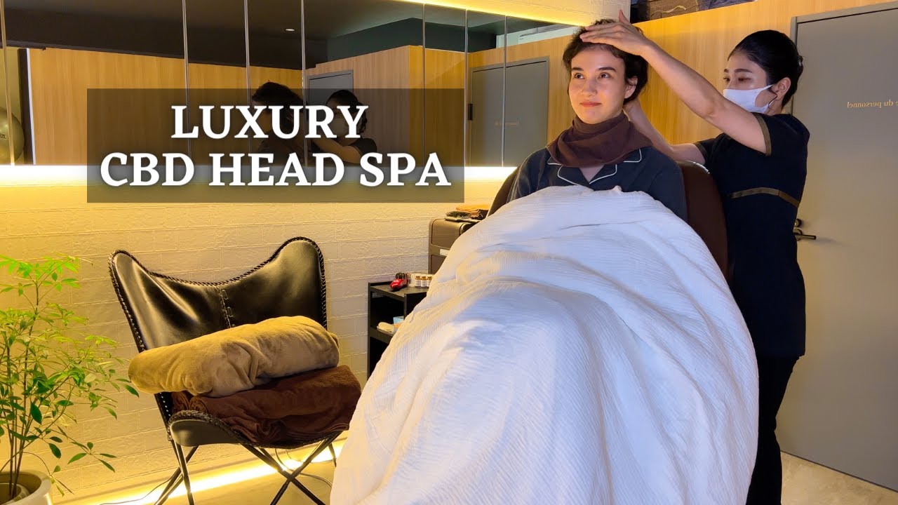 ASMR✨I didn't EXPECT PYJAMAS and BLANKET in Head SPA, Tokyo Japan (soft spoken)