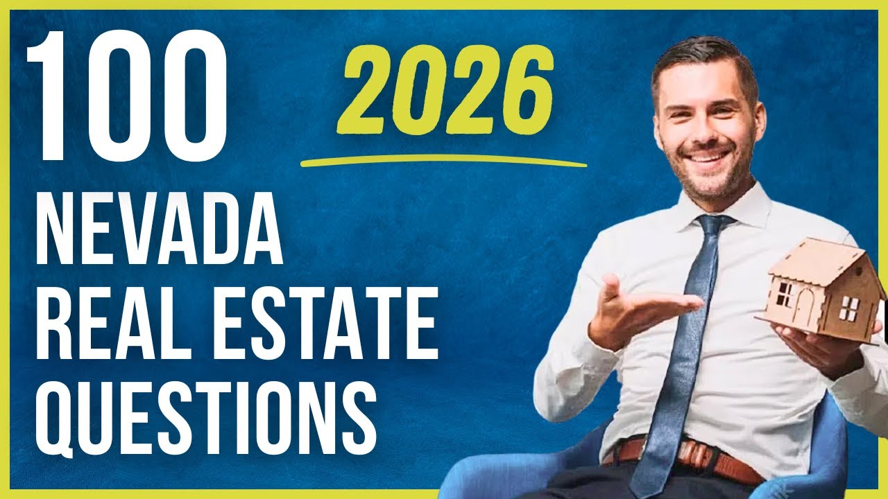 Nevada Real Estate Exam 2026 (100 Questions with Explained Answers)