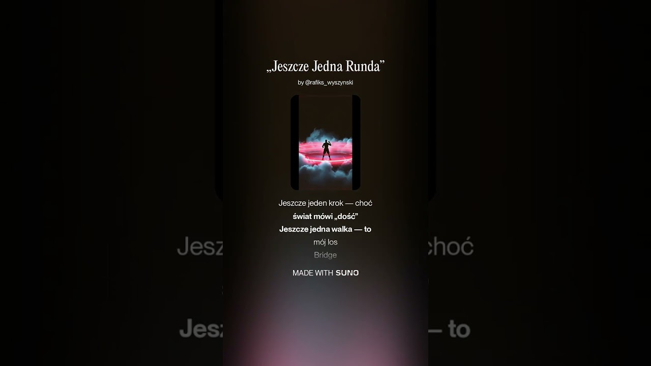 Jeszcze jedna runda #music #musicvideo #disco #walka #hit 