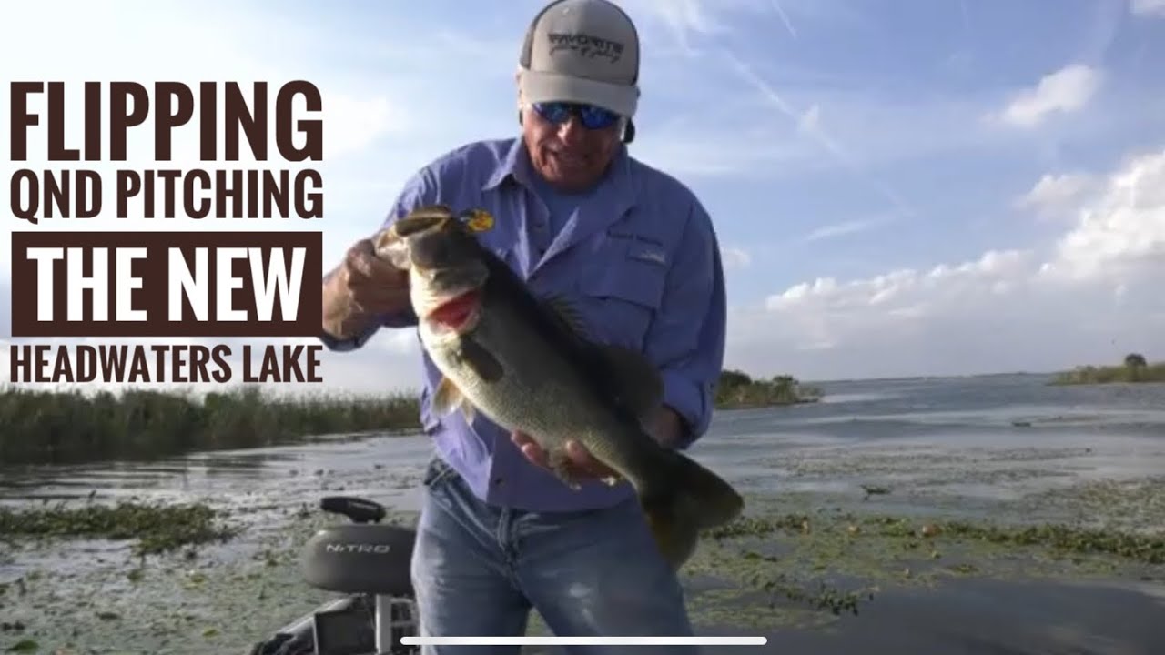 Flipping and pitching the new Headwaters Lake