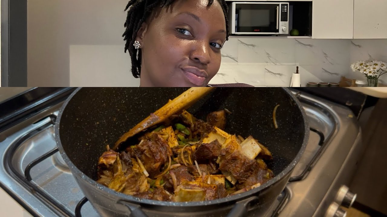 Inyama n’ubugali , Beef stew 😋😋