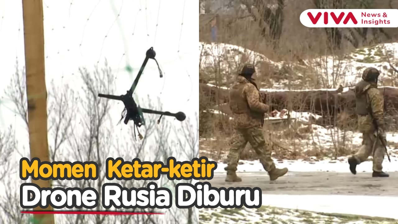 Pasukan Ukraina Terjunkan Pemburu Drone Rusia