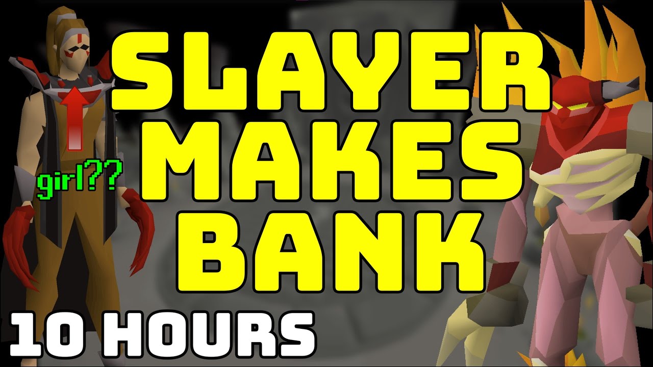 Slayer Money Making OSRS | Getting RICH With Slayer (omg)