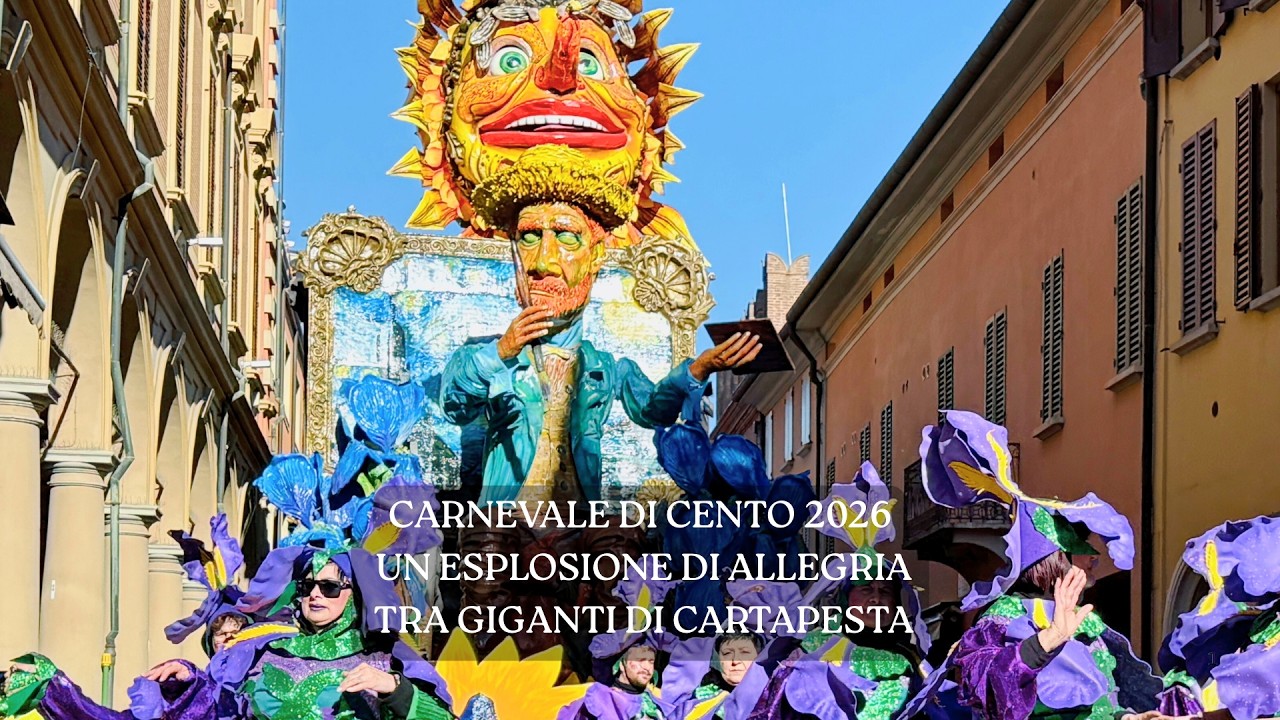 CARNEVALE DI CENTO UN ESPLOSIONE DI ALLEGRIA TRA GIGANTI DI CARTAPESTA