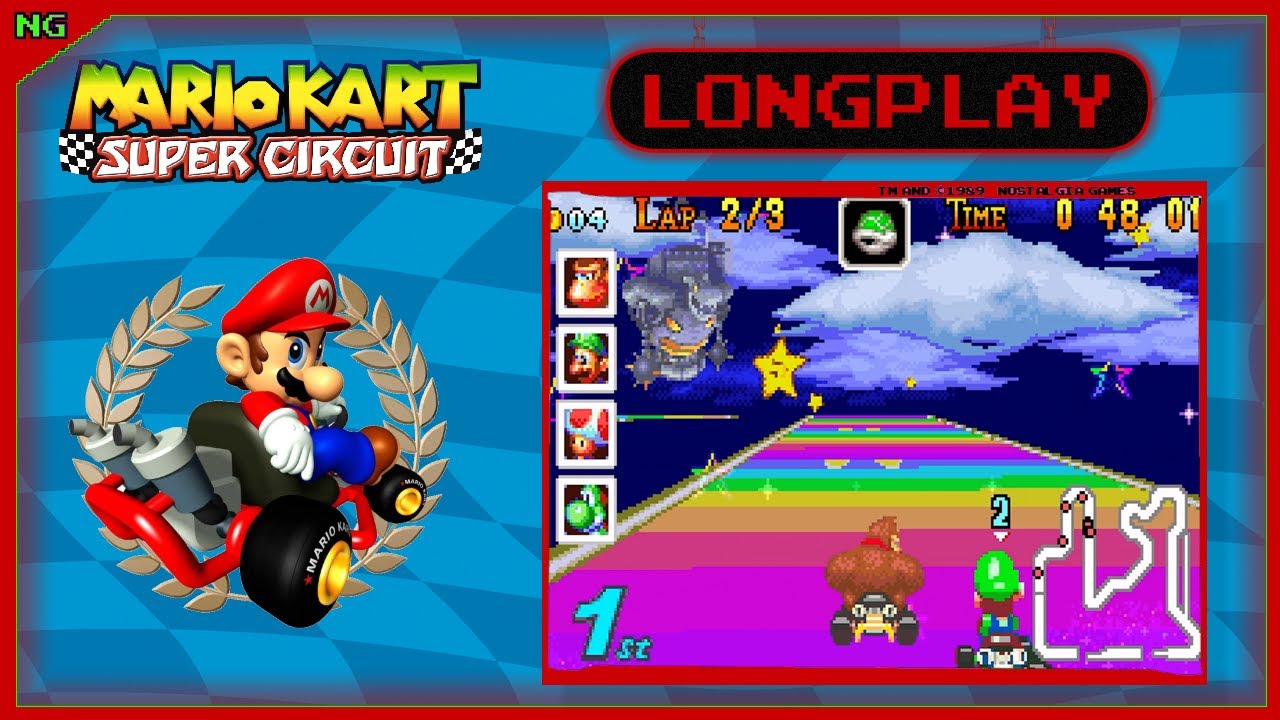 Mario Kart: Super Circuit LONGPLAY (2001) [GBA]