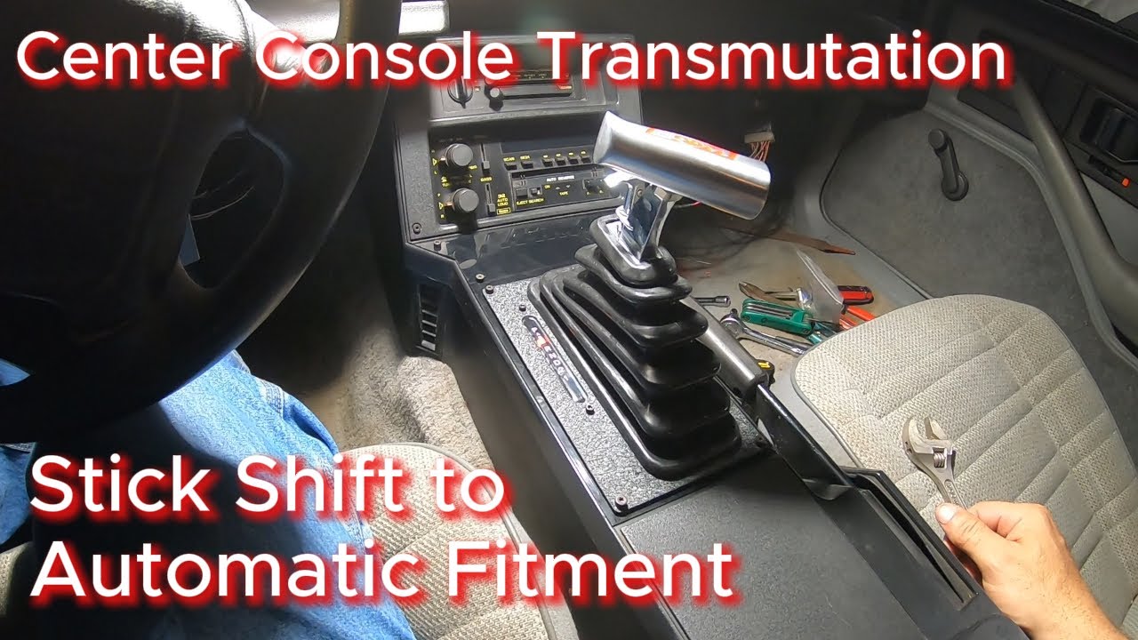 Fitting a B&M MegaShifter into a Camaro T-5 center console ; Project I-Rock 3rd Gen Camaro