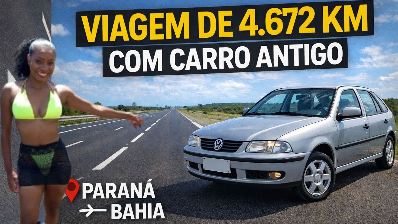 👉 “Paraná até a Bahia com Carro Antigo: 4.672 KM de Desafio!”