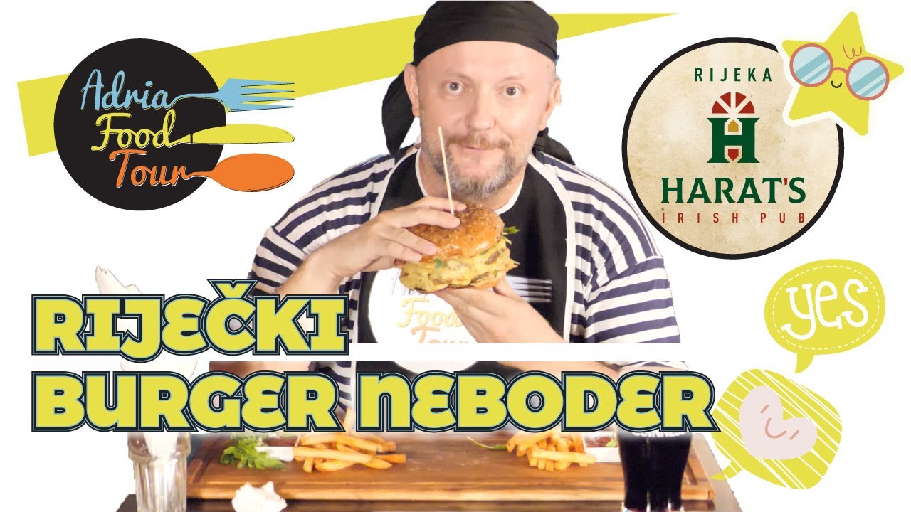 Kako smo svladali burger neboder iz Rijeke (800gr DIRTY OLD TOWN by HARAT's PUB + 800ml Guinness)