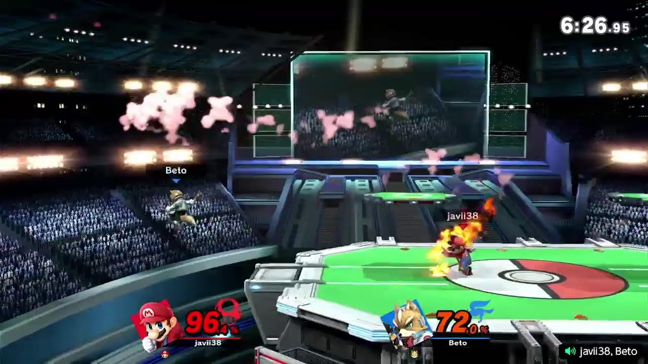 smash bros en linia con amigos