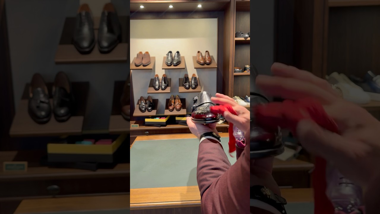 How i make shoe patina and shoe shine? #mensfashion #shoeshine #mensshoes