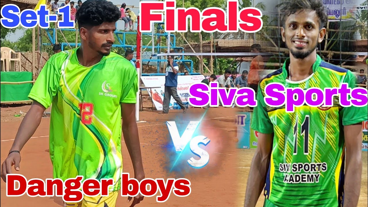 ||Final ||Set-1|| Danger boys 🆚 Siva sports Academy  ||