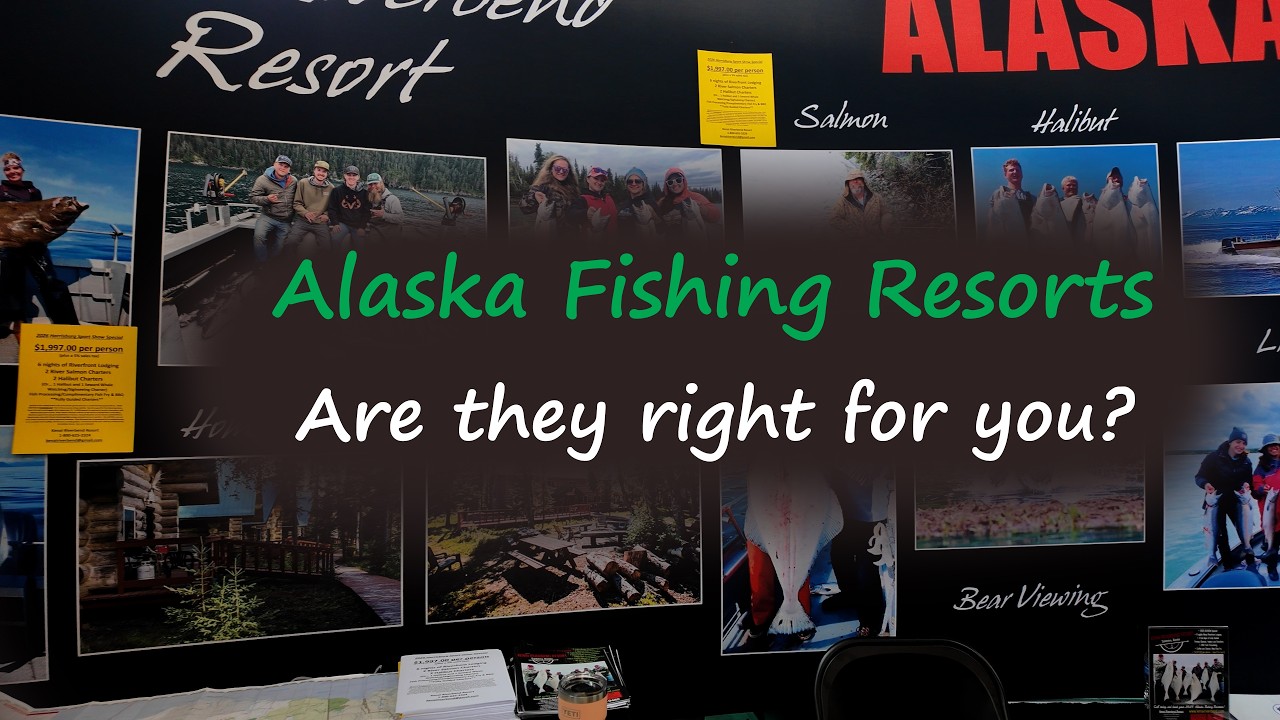 3 Alaskan Fishing Lodges:  Guided and Self Guided