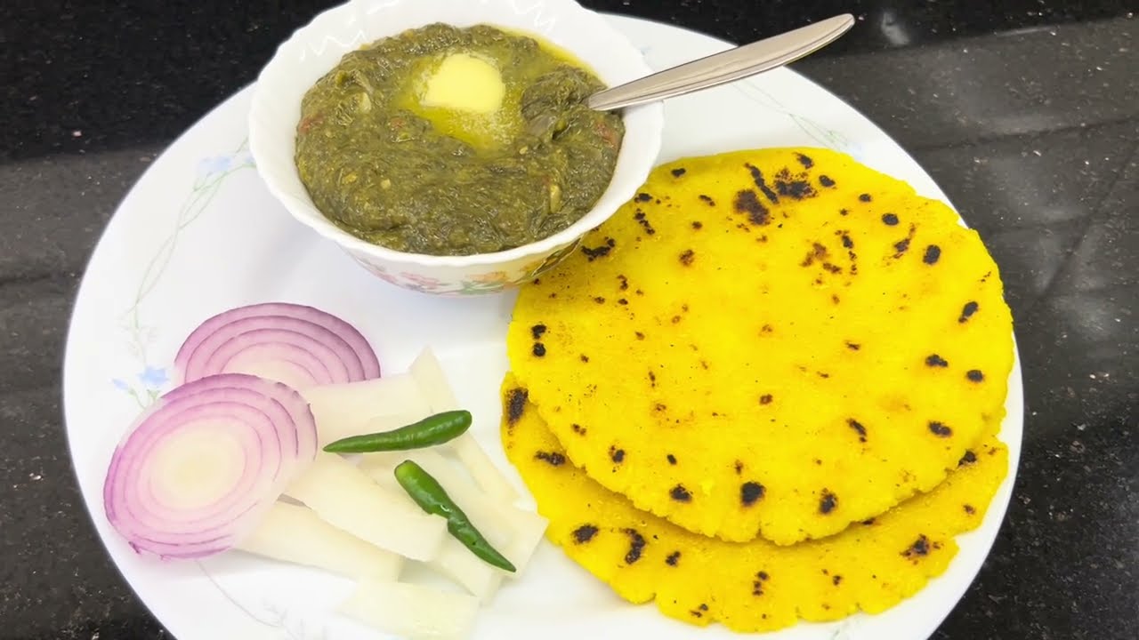 Saron Da Saag | Winter Special |#mustwatch #recipe #trending #food #saag 