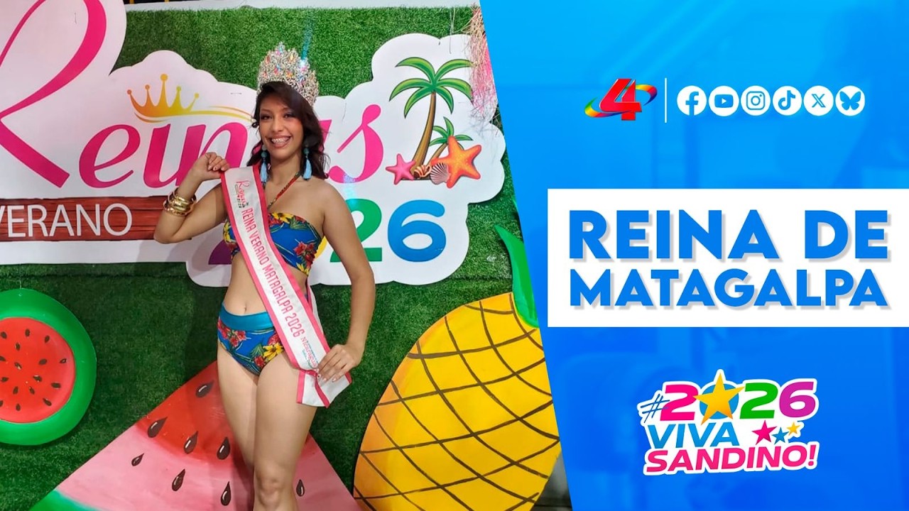 Silvia Rodríguez: nueva Reina Verano 2026 de Matagalpa 👑