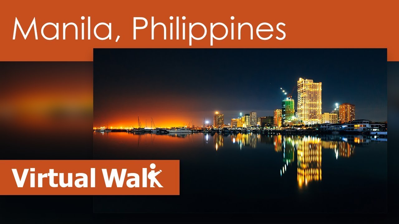 Virtual Walk In Manila Filmed With The Panasonic AG AC 90 P With 3 Axis Stabilization