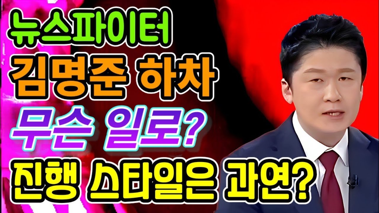 MBN 뉴스파이터 김명준 방송 하차!! 그의 진행 스타일은 과연 어땠나?