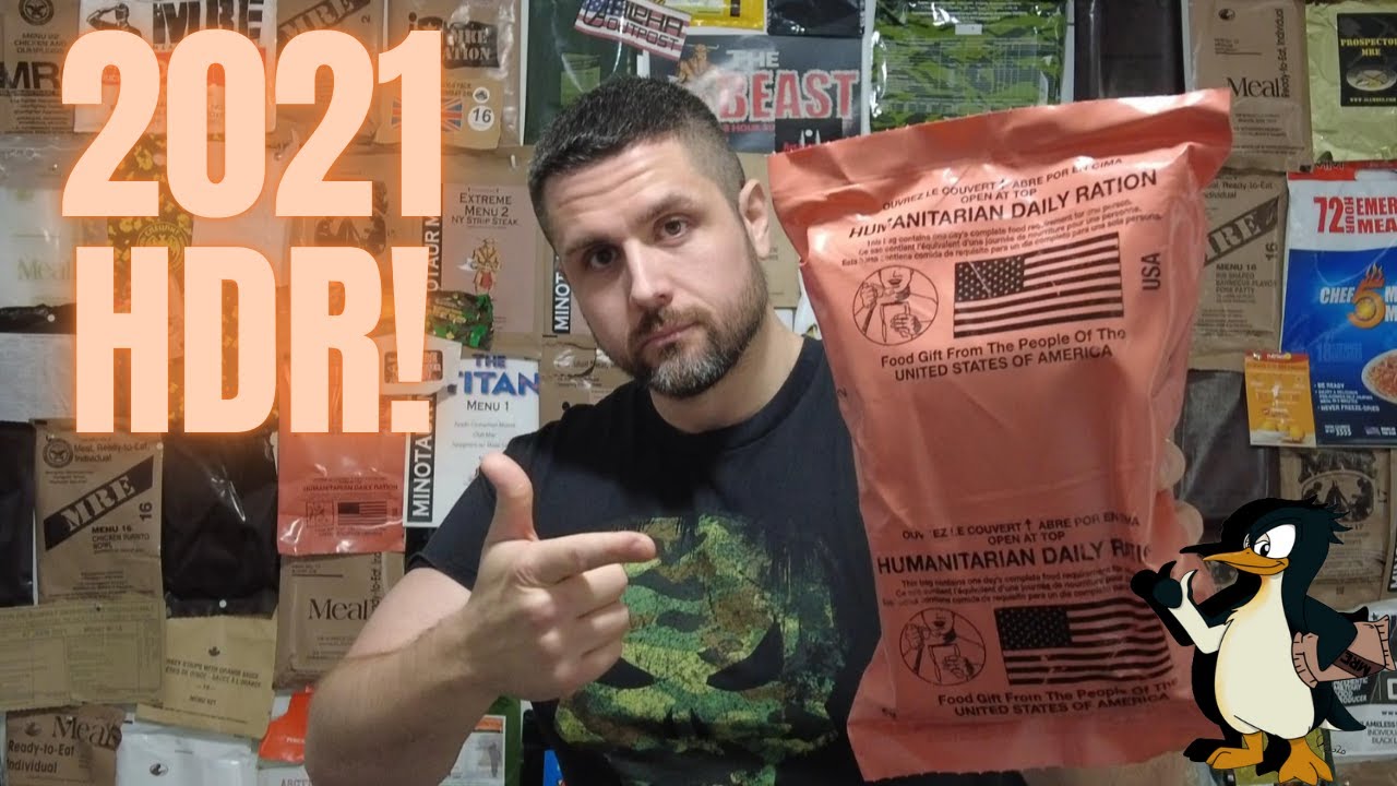 MRE Review 2021 Humanitarian Daily Ration!