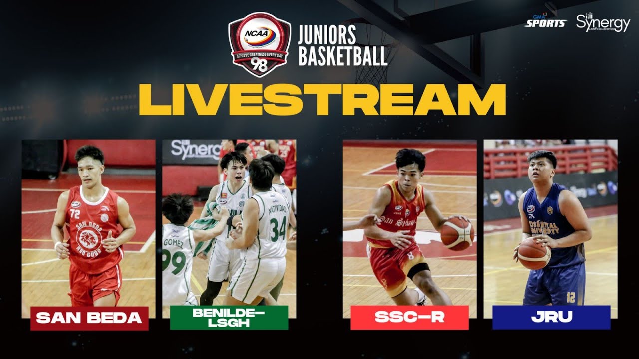 NCAA Season 98 | San Beda vs. Benilde-LSGH; San Sebastian vs. JRU (Jrs. Basketball) | LIVESTREAM