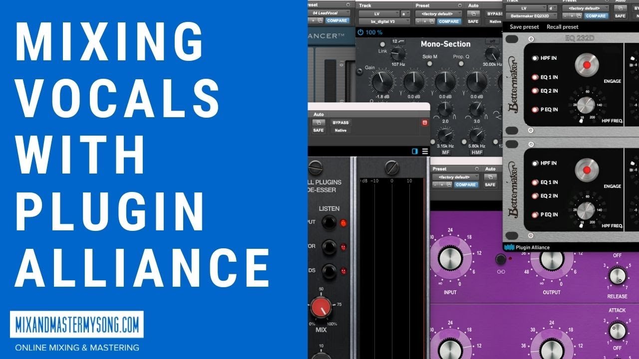 Mixing Vocals with Plugin Alliance