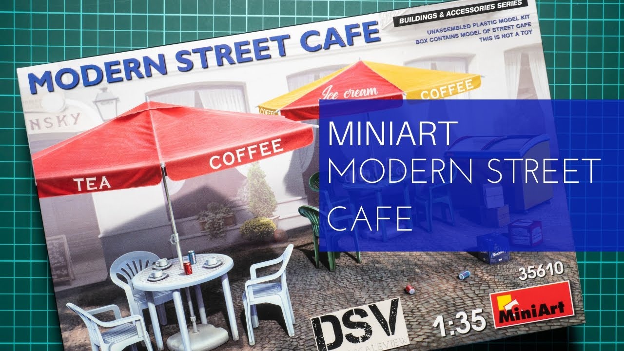 Miniart 1/35 Modern Street Cafe (35610) Review
