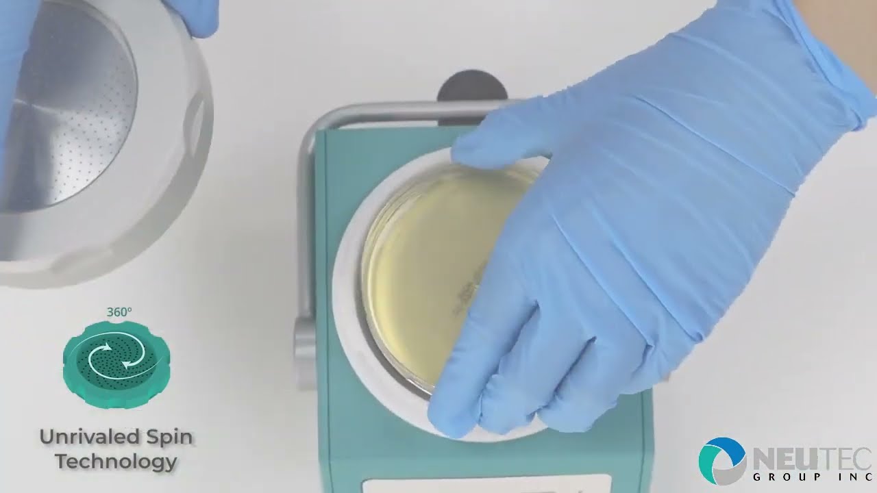 Microbial Air Sampler - Air sampling and environmental monitoring using Spin Air