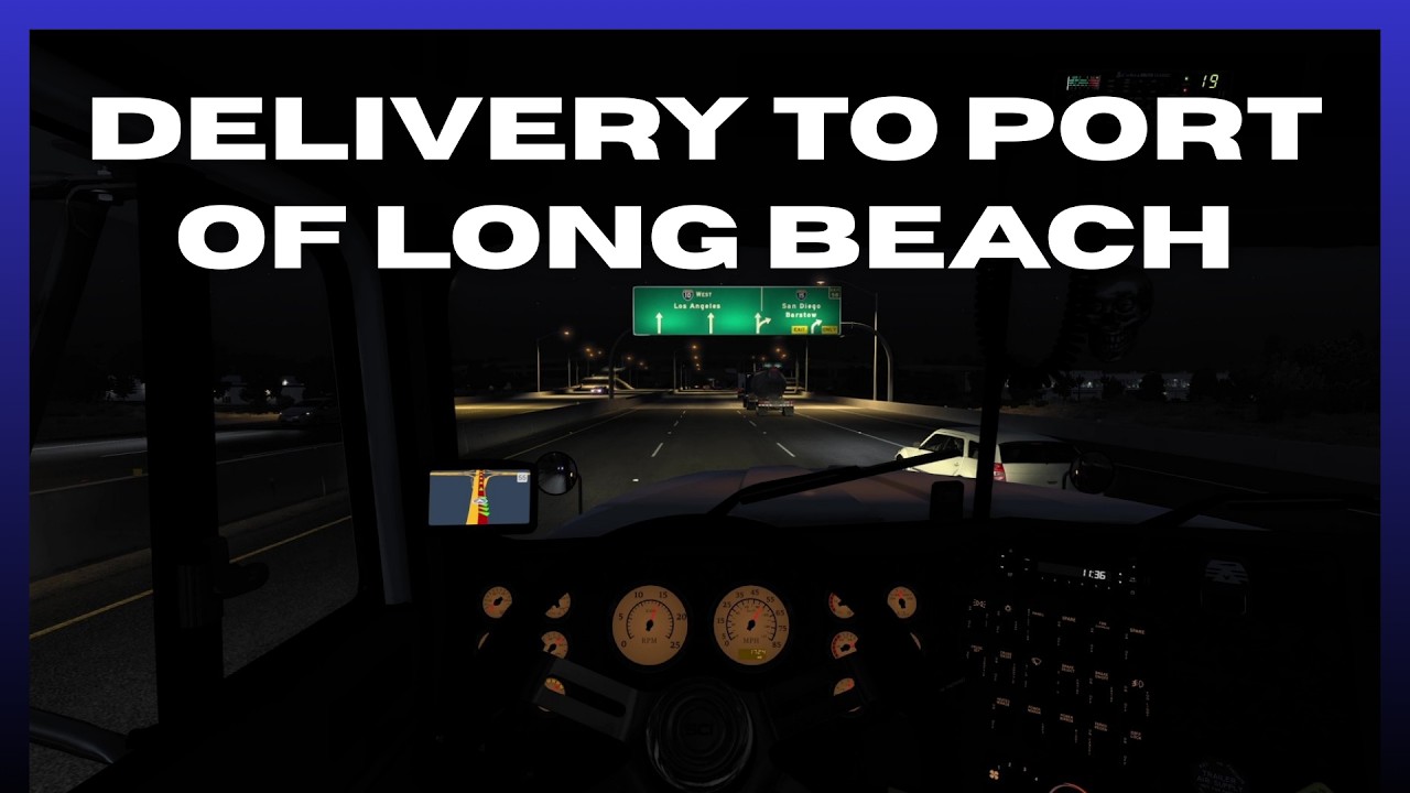 Rushing To Deliver Lemonade to LA | American Truck Simulator