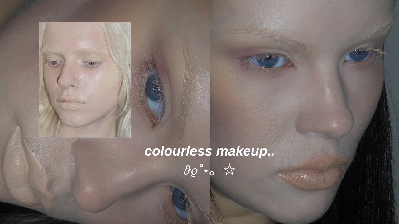 ultra nude, high-fashion makeup tutorial 𖥔 ݁ ˖