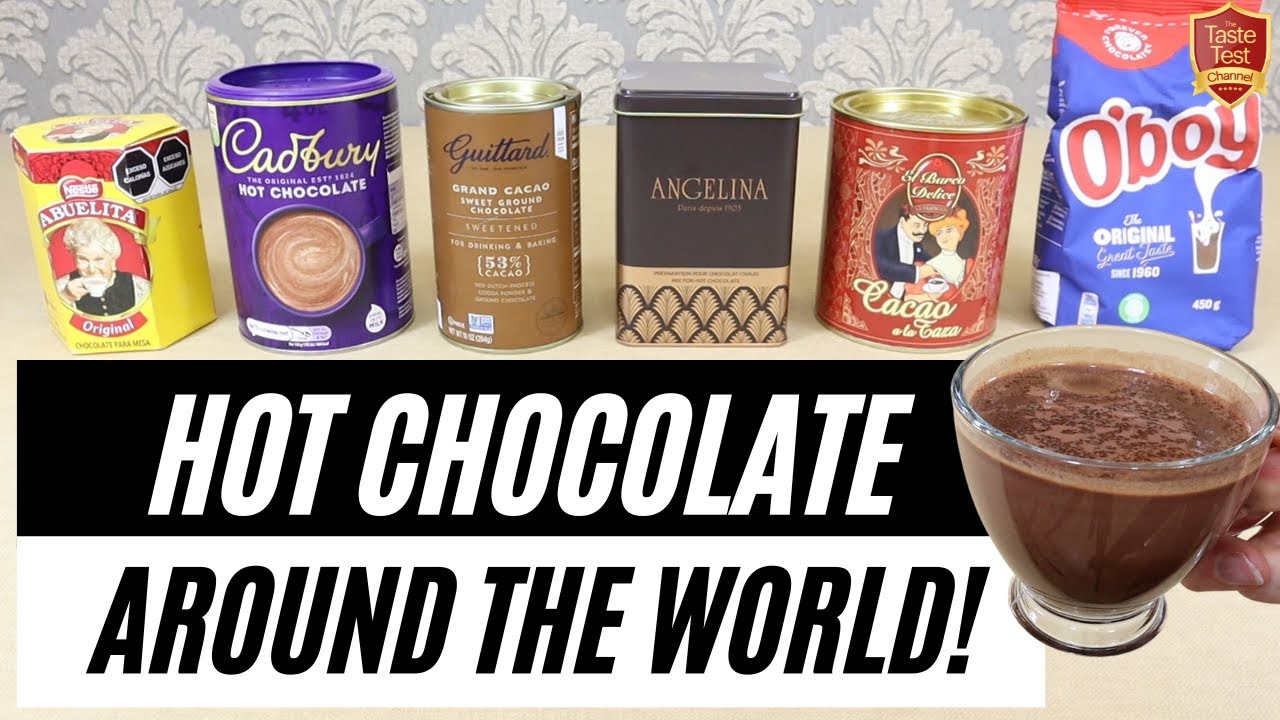 HOT CHOCOLATE GLOBAL TASTE TEST & Fun Facts | Paris's Finest Versus The World!