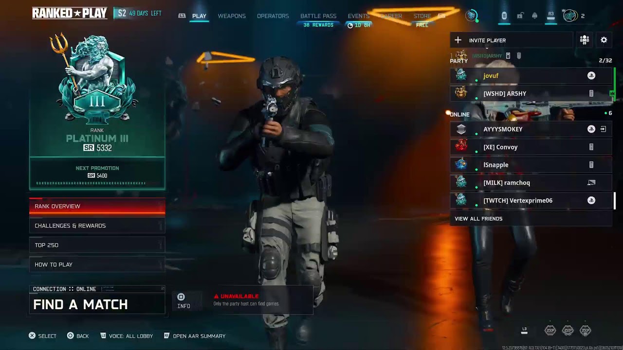 LIVE COD ranked for Sleeping :)