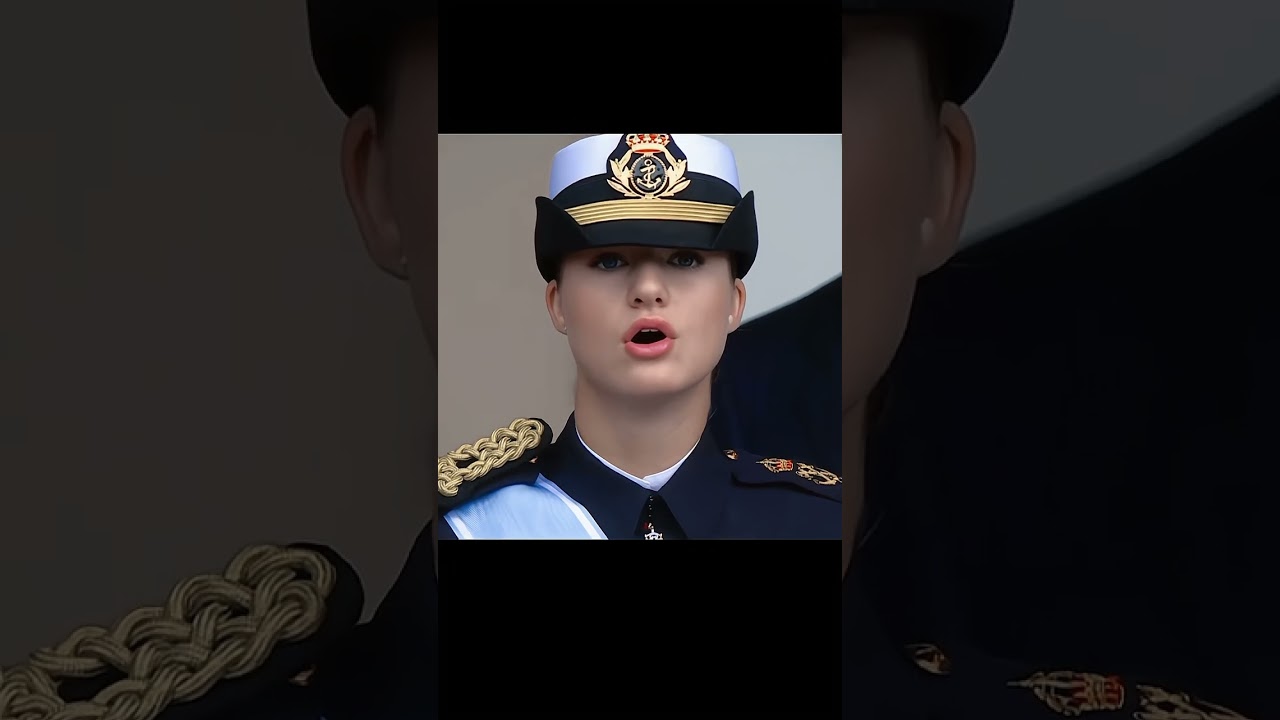 Most recently Princess Leonor and Her Majesty attended a national holiday ceremony. #edit #fyp#spain