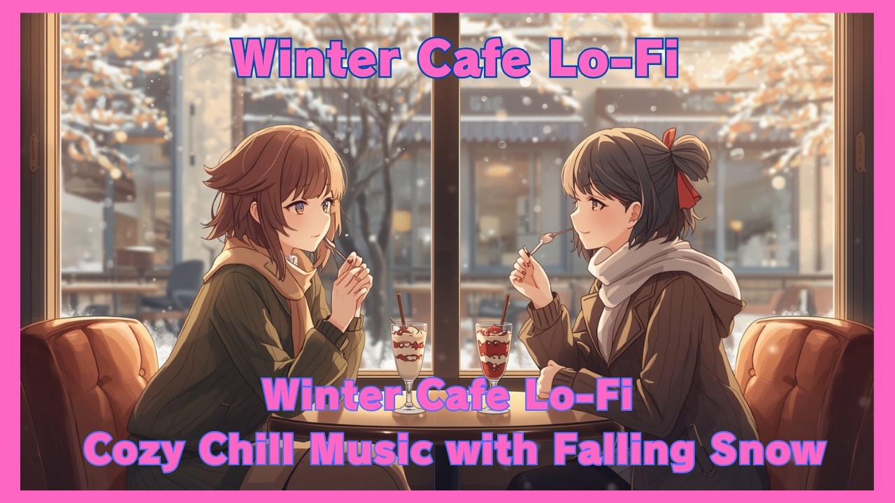 [雪を眺めながら聴く癒しのチルBGM]  冬カフェLo-Fi